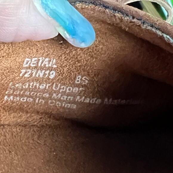 NATURALIZER Woman’s Flat Suede Slip On Mules 8.5 Preppy Academia Minimalist - Picture 8 of 10